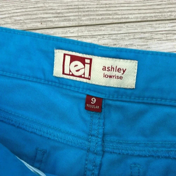 🎈4 LISTINGS FOR $20! LEI Ashley Low Rise Straight Leg Pants sz 9 - Picture 3 of 11